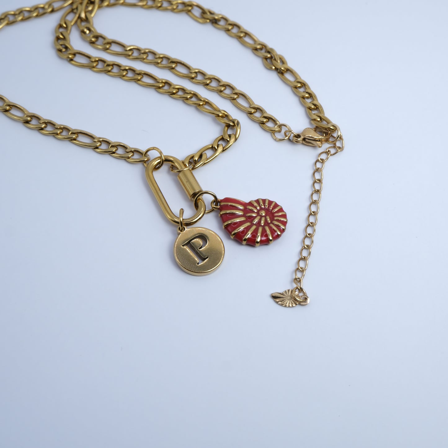 Colar Aurora Dourado + Oval + 2 Pendentes